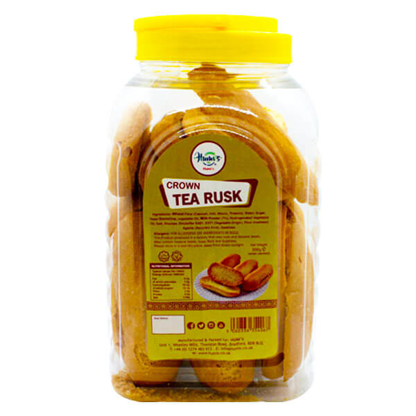 Humis Crown Tea Rusk Jar 300g @SaveCo Online Ltd