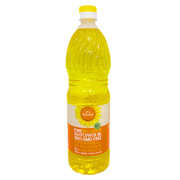 I'M Natural Pure Sunflower Oil 1L @SaveCo Online Ltd