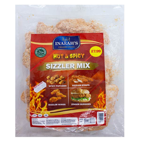 Inarah's Hot & Spicy Sizzler Mix 550g @SaveCo Online Ltd