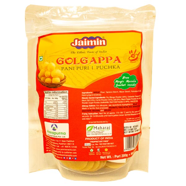 Jaimin Golgappa Fry 200g @SaveCo Online Ltd