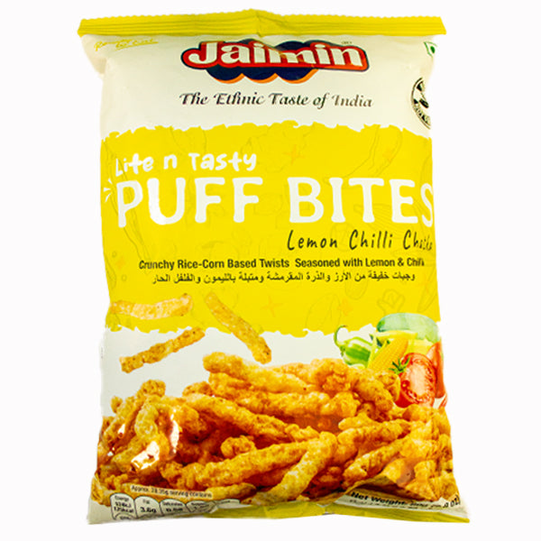 Jaimin Puff Bites Lemon Chilli Chat 80g @SaveCo Online Ltd