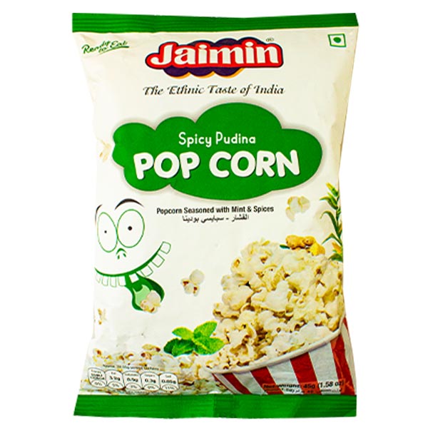 Jaimin Spicy Pudina Pop Corn 45g @SaveCo Online Ltd