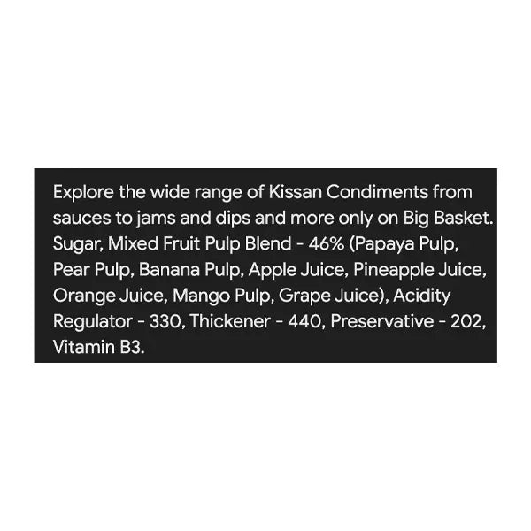 Kissan Mixed Fruit Jam @SaveCo Online Ltd