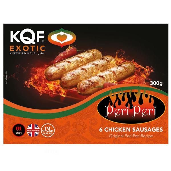 KQF 6 Peri Peri Chicken Sausages MULTI-BUY OFFER 3 for £6