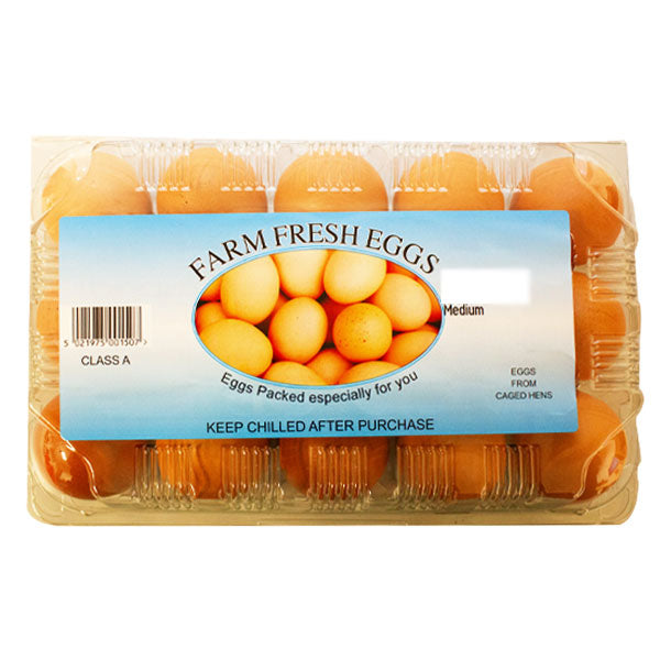 Knowl Farm Fresh Medium Eggs - 15 Pack @SaveCo Online Ltd