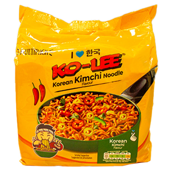 Ko-Lee Korean Kimchi Noodle 4pk @SaveCo Online Ltd