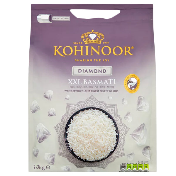 Kohinoor Diamond Xxl Basmati Rice 10kg | Indian Supermarket Online ...