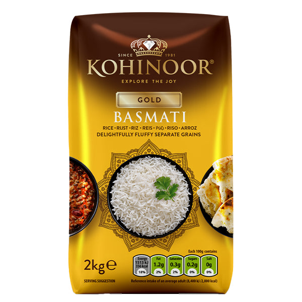 Kohinoor Gold Basmati Rice 2kg @SaveCo Online Ltd
