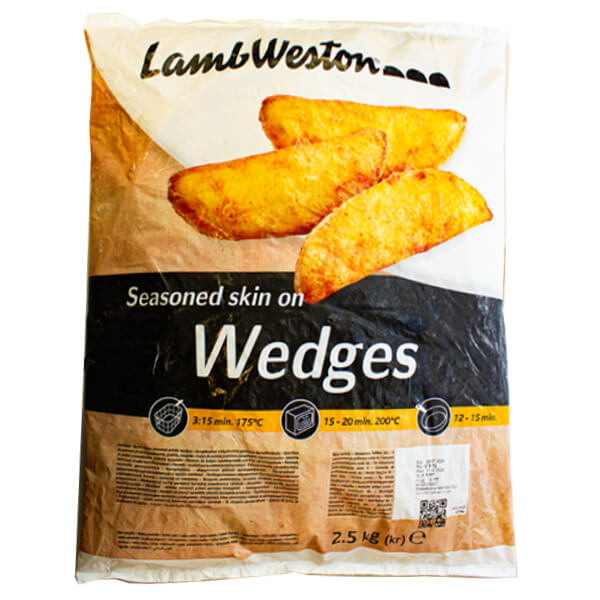 Lamb Weston Wedges Spicy (Skin On) 2.5kg @SaveCo Online Ltd