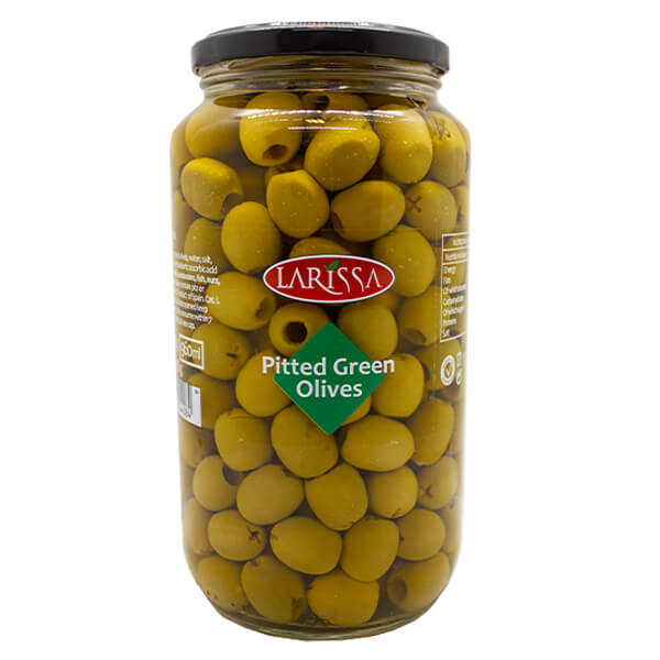 Larissa Pitted Green Olives 935g @SaveCo Online Ltd