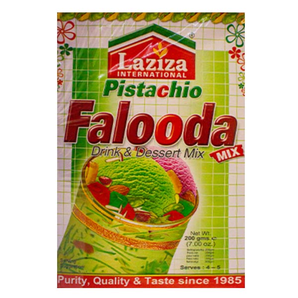 Laziza Pistachio Falooda Drink & Dessert Mix 200g @SaveCo Online Ltd