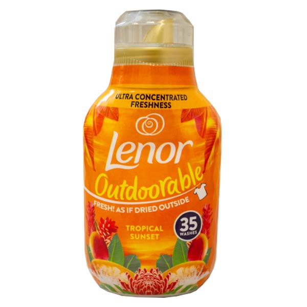 Lenor Outdoorable Tropical Sunset Fabric Conditioner 35 Washes - 490ml  @SaveCo Online Ltd