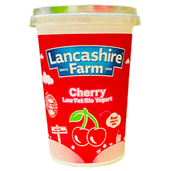 Lancashire Farm Cherry Low Fat Bio Yogurt 450g @SaveCo Online Ltd