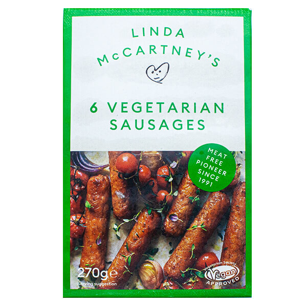 Linda Mccartney's 6 Vegetarian Sausages 270g @SaveCo Online Ltd