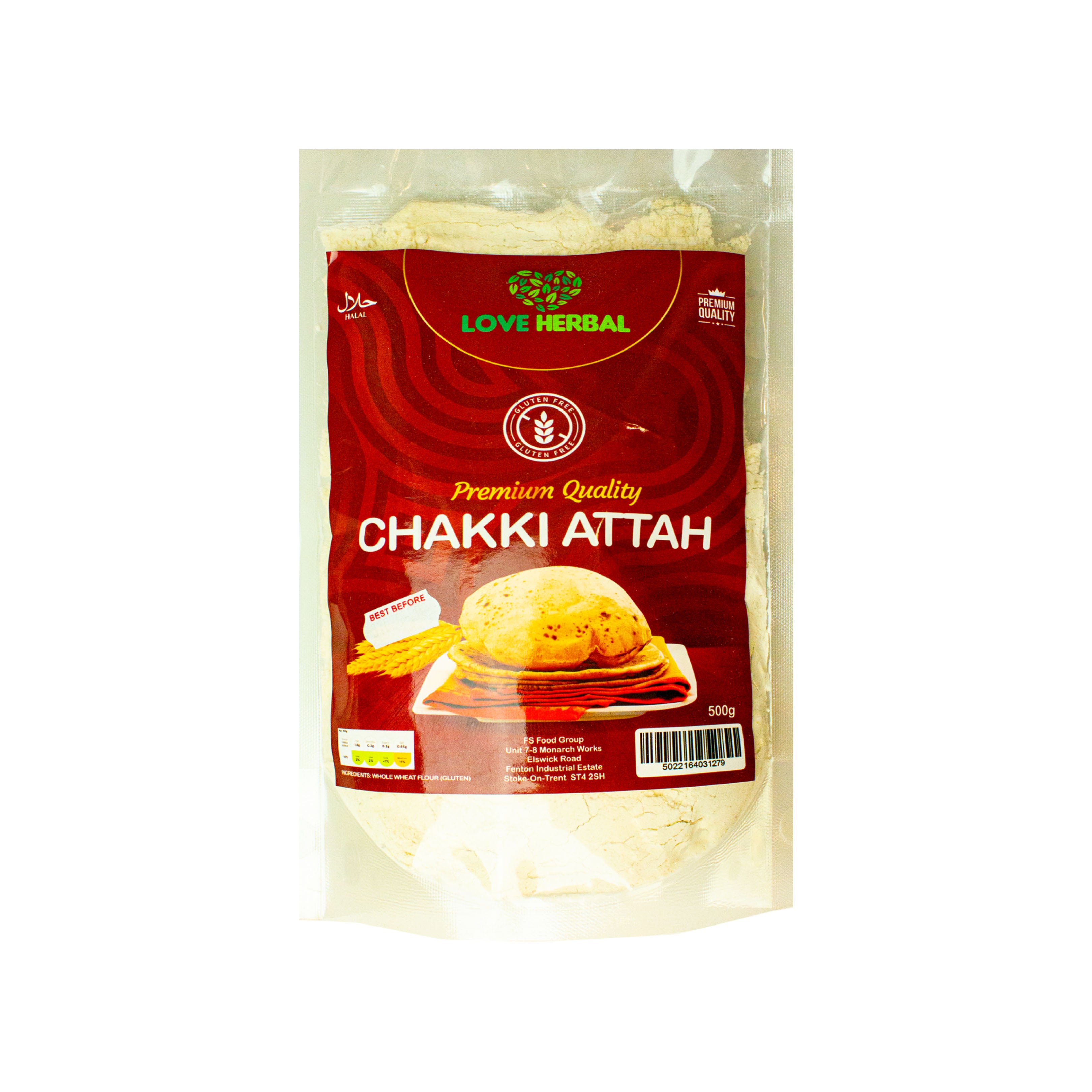 Love Herbal Chakki Atta 500g @SaveCo Online Ltd