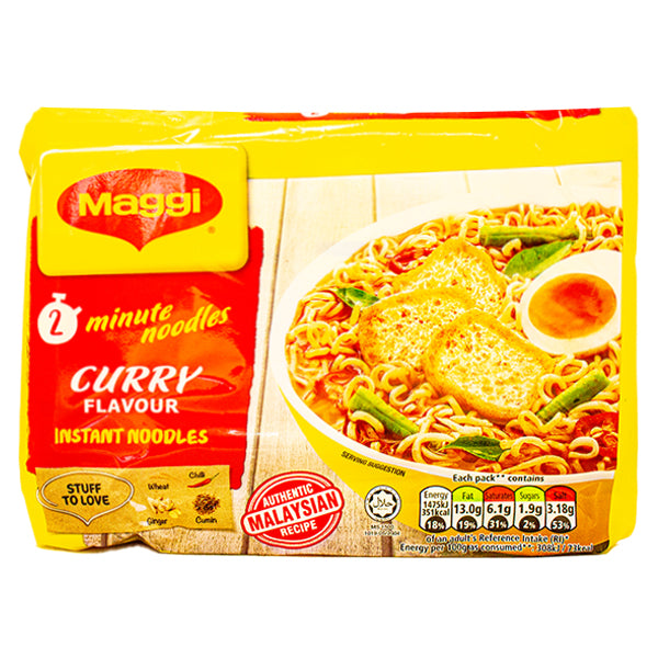 Maggi Curry Instant Noodles 5pk @SaveCo Online Ltd