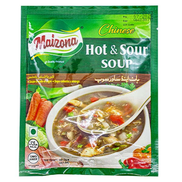 Maizona Hot & Sour Soup 55g @SaveCo Online Ltd
