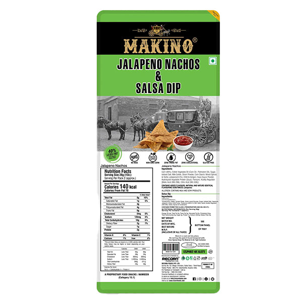 Makino Jalapeno Nachos & Salsa 80g @SaveCo Online Ltd