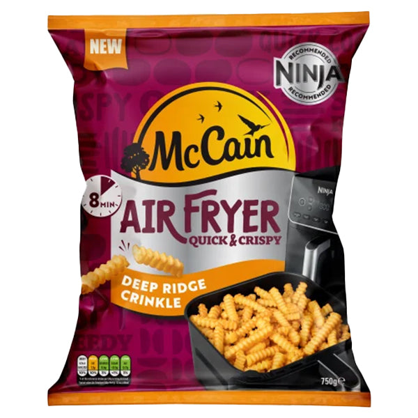 Mccain Air Fryer Deep Ridge Crinkle 750g @SaveCo Online Ltd