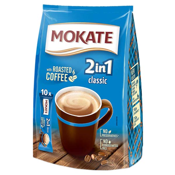 Mokate 2In1 Classic With Roasted Coffee 140g @SaveCo Online Ltd