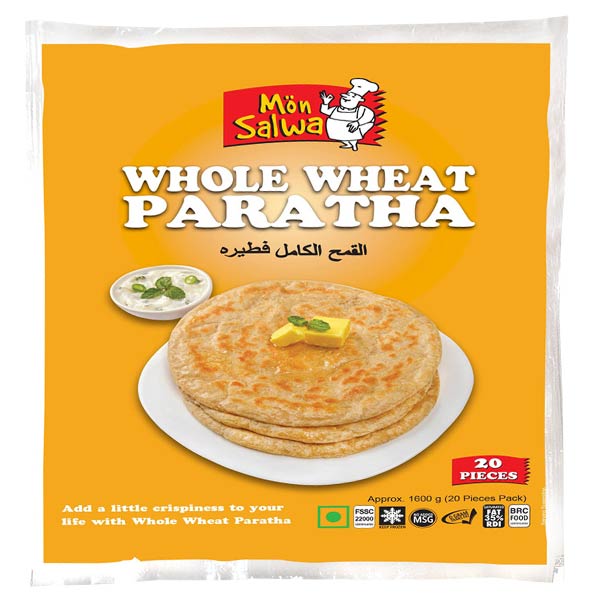 Mon Salwa Whole Wheat Paratha 20pk @SaveCo Online Ltd