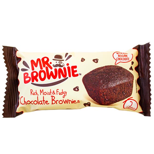 Mr. Brownie Chocolate Brownies 2pk @SaveCo Online Ltd