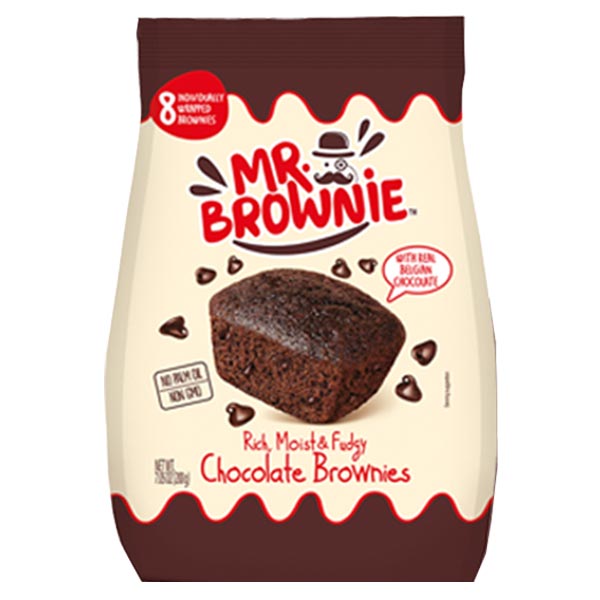 Mr. Brownie Chocolate Brownies 8pk @SaveCo Online Ltd