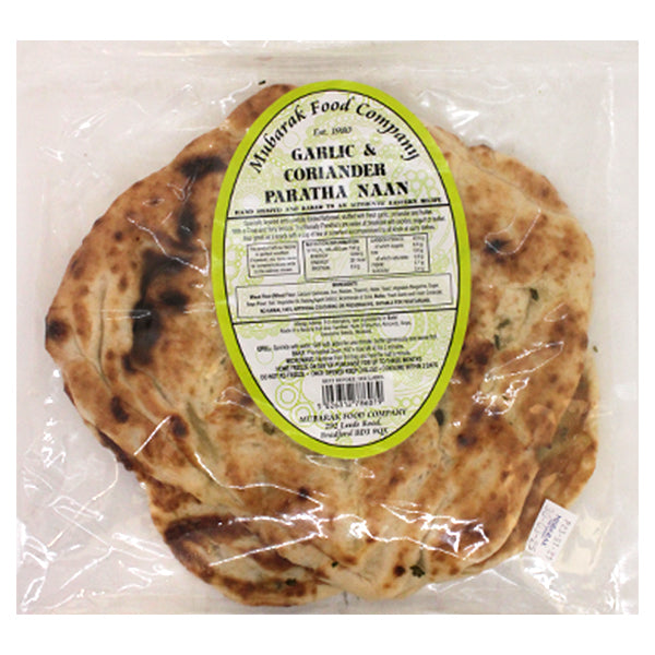 Mubarak Garlic & Coriander Paratha Naan 2pk @SaveCo Online Ltd