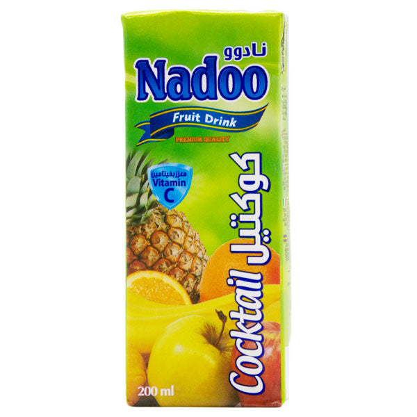 Nadoo Cocktail Fruit Drink 200ml MULTI-BUY OFFER 3 FOR £1