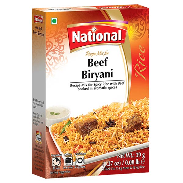 National Beef Biryani 39g @SaveCo Online Ltd