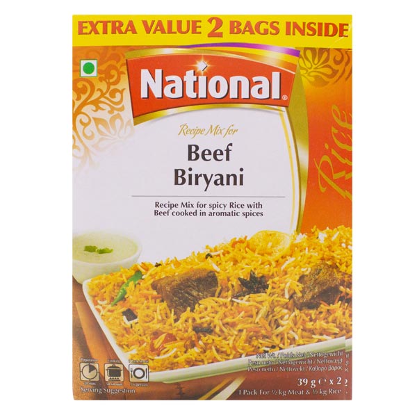 National Beef Biryani 78g @SaveCo Online Ltd