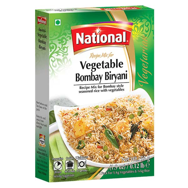 National Vegetable Bombay Biryani 55g @SaveCo Online Ltd