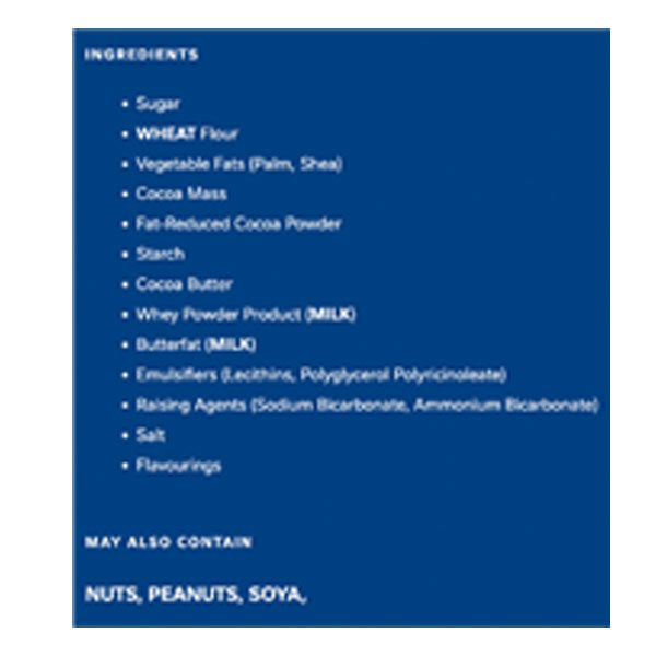 Nestlé Blue Riband Dark Chocolate Wafer Bar 6pk @SaveCo Online Ltd