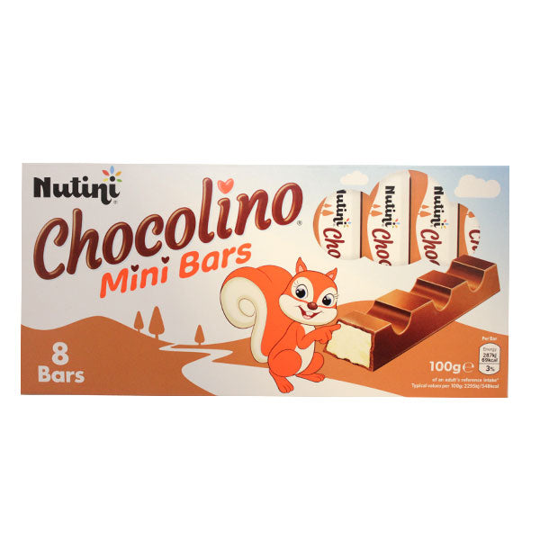 Nutini Chocolino Mini Bars 8Pk @SaveCo Online Ltd