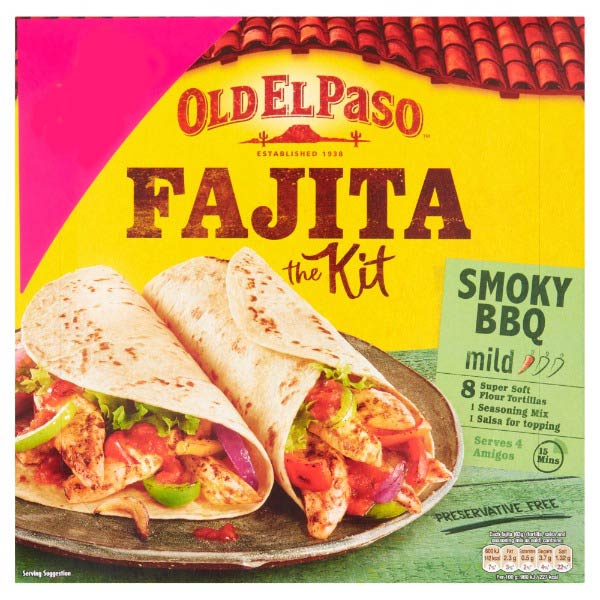 Old El Paso Fajita The Kit Smoky BBQ