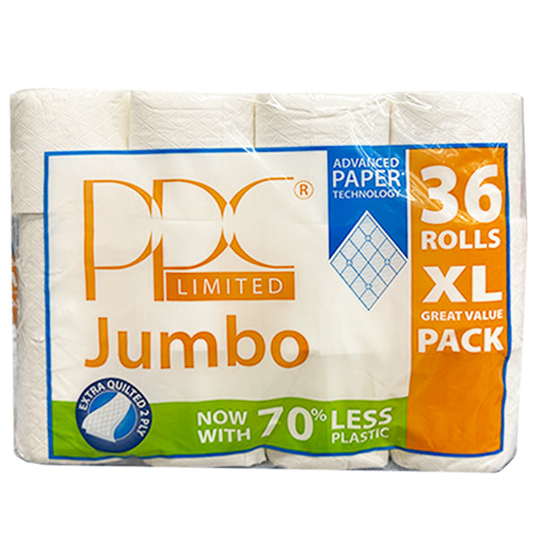 PPC Jumbo Toilet Tissue 36 Rolls 2Ply @SaveCo Online Ltd