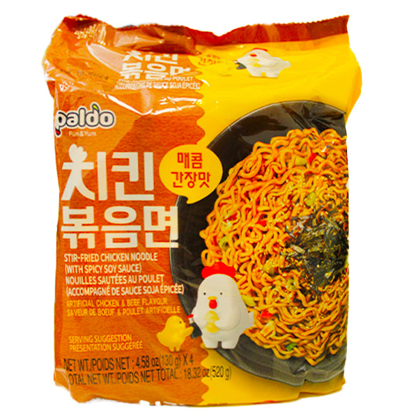 Paldo Stir Fried Chicken Noodles 4pk @SaveCo Online Ltd