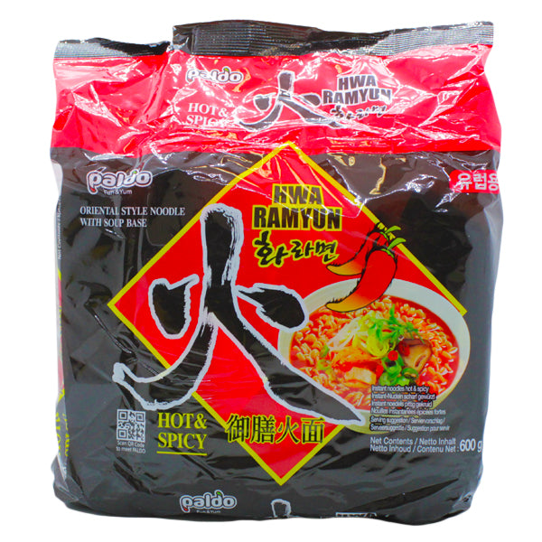 Paldo Hwa Ramyun Hot & Spicy Noodle 600g @SaveCo Online Ltd