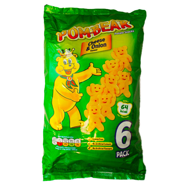 Pom-Bear Cheese & Onion 6pk @SaveCo Online Ltd