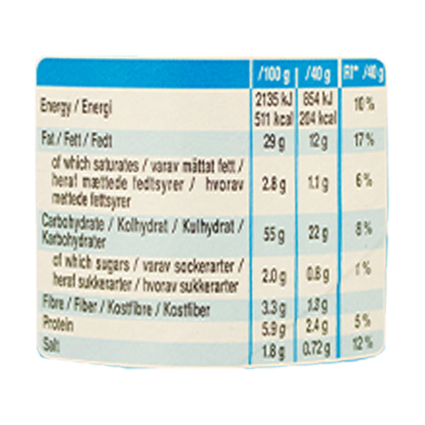 Pringles Salt & Vinegar 40g @SaveCo Online Ltd