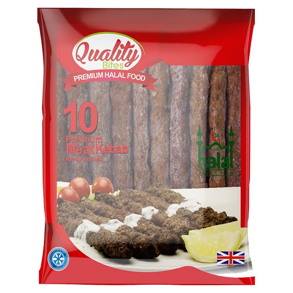 Quality Bites 10 Premium Meat Kebab @SaveCo Online Ltd