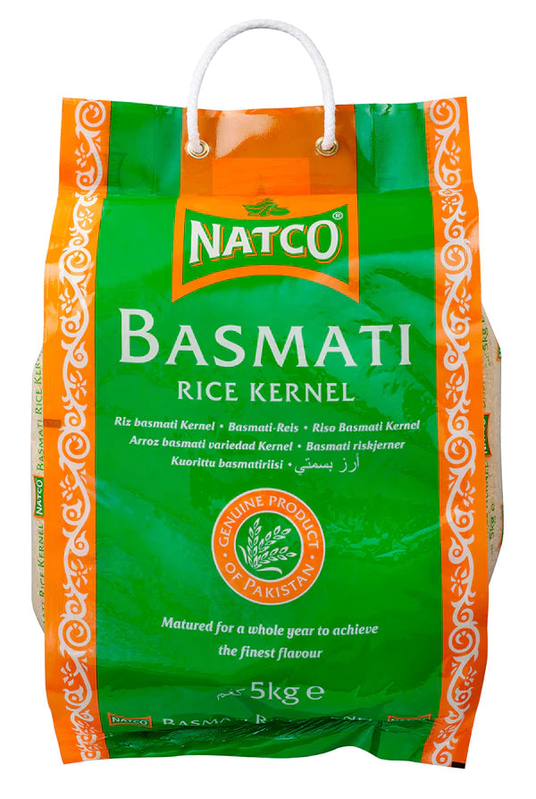 Natco Basmati Rice Kernal 5Kg @SaveCo Online Ltd