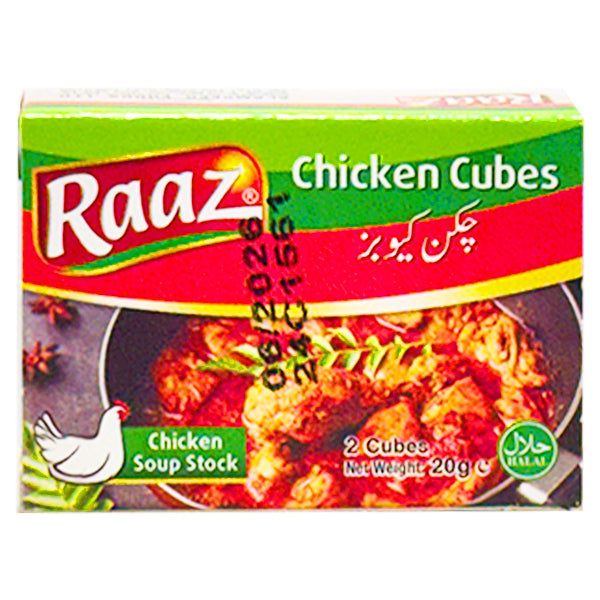 Raaz Chicken Stock Cubes 20g @SaveCo Online Ltd