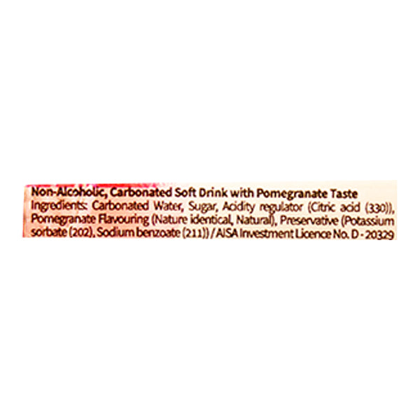 Royal Pomegranate Carbonated Drink 250ml @SaveCo Online Ltd