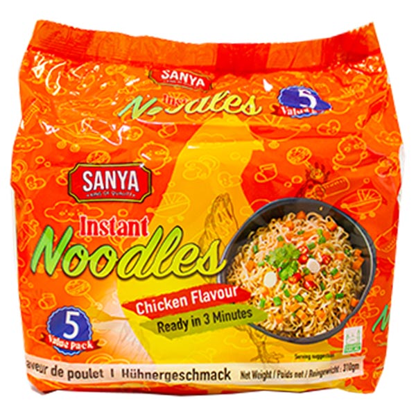 Sanya Instant Noodles Chicken Flavour 5Pk @SaveCo Online Ltd