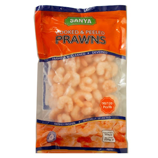 Sanya Cooked & Peeled Prawns 300g @SaveCo Online Ltd