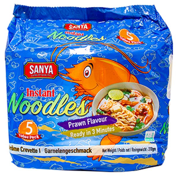 Sanya Instant Noodles Prawn Flavour 5Pk @SaveCo Online Ltd