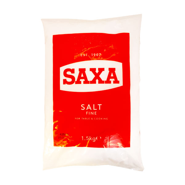 Saxa Cooking Salt 1.5kg @SaveCo Online Ltd