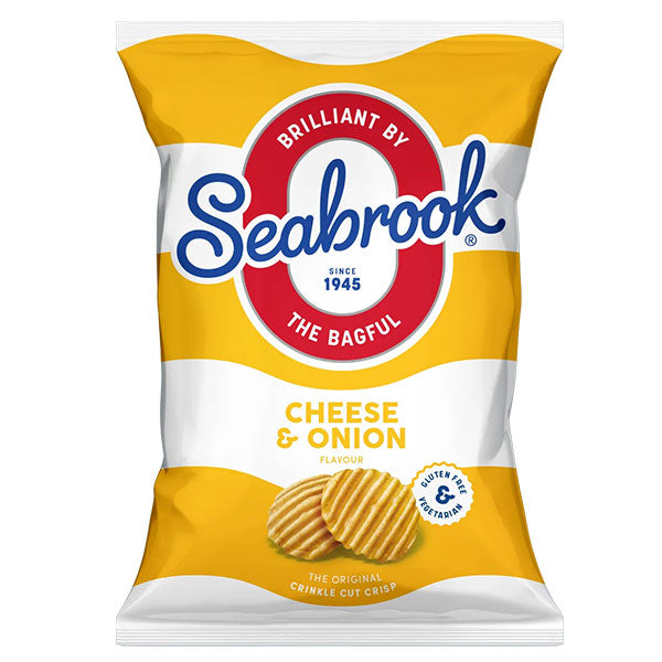 Seabrook Cheese & Onion 25g @SaveCo Online Ltd
