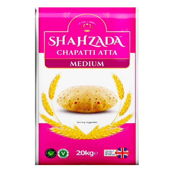 Shahzada Chapatti Atta Medium 20kg @SaveCo Online Ltd